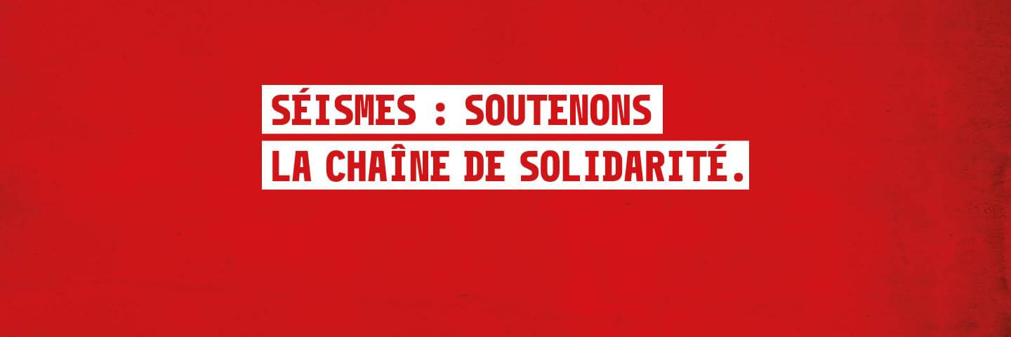 SEISMES : SOUTENONS LA CHAINE DE SOLIDARITE